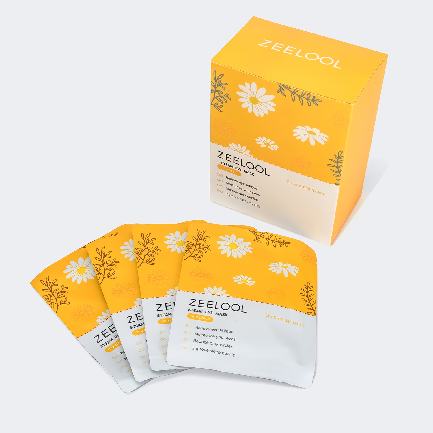 Zeelool Mild Steam Eye Mask Chamomile Scent 10 count | Zeelool Optical